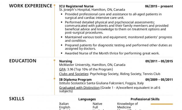 Resume Examples Real People Icu Registered Nurse Resume intended for proportions 1240 X 1754