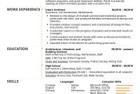 Resume Examples Real People Intern Architect Resume within proportions 1240 X 1754