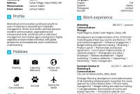 Resume Examples Real People Marketing Communications with regard to size 1240 X 1754