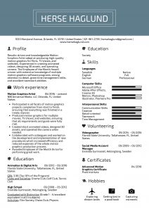 Resume Examples Real People Motion Graphics Artist pertaining to proportions 1240 X 1754