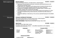 Resume Examples Real People Network Engineer Resume throughout size 1240 X 1754