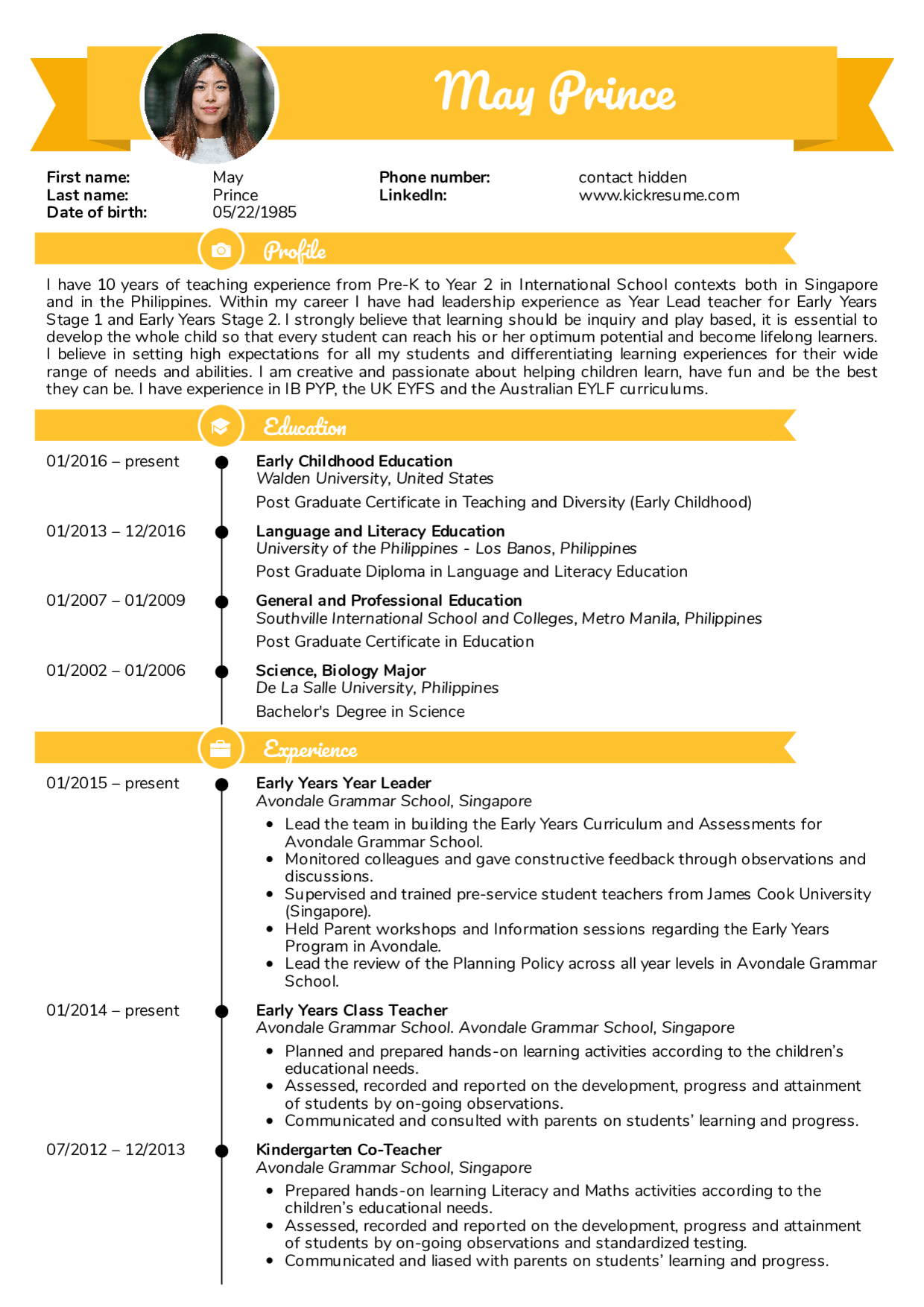 Resume Examples Real People Teacher Resume Example throughout dimensions 1240 X 1754