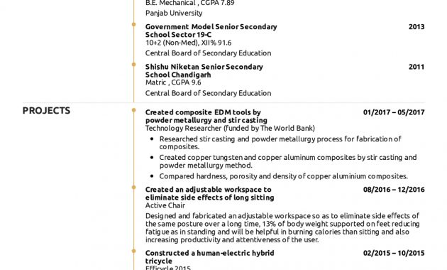 Resume Examples Real People The World Bank Technology with dimensions 1240 X 1754