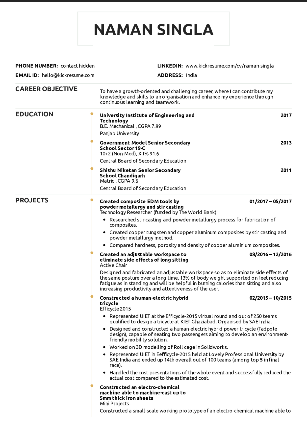 Resume Examples Real People The World Bank Technology with dimensions 1240 X 1754