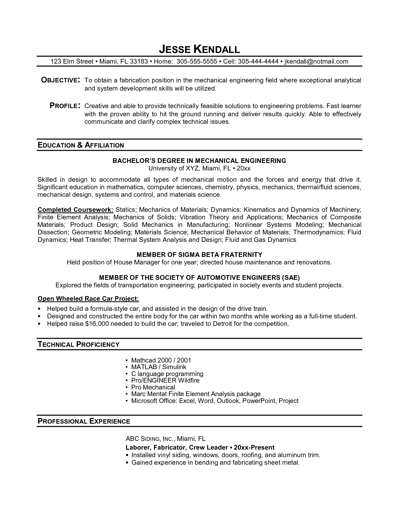 Resume Examples Student Examples Collge High School Resume pertaining to proportions 1275 X 1650