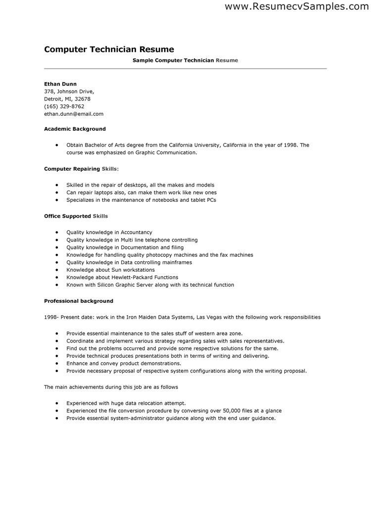 Resume For Begginers Enom regarding measurements 750 X 1061