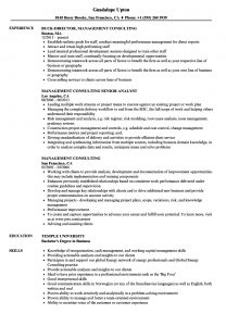 Resume For Management Consulting Akali for measurements 860 X 1240