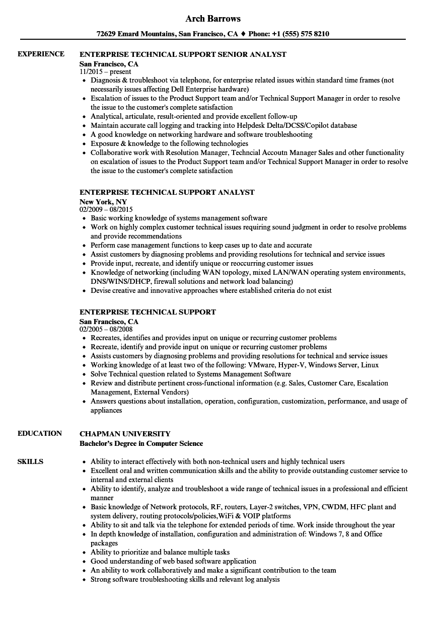 Resume For Technical Support Akali inside measurements 860 X 1240