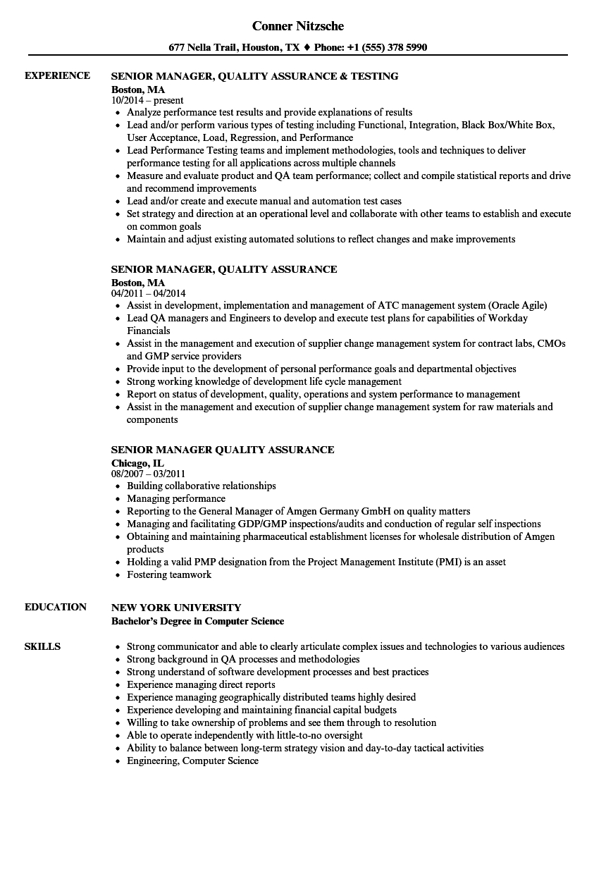 Resume Format Quality Assurance Pharma Manager Resume Job intended for sizing 860 X 1240