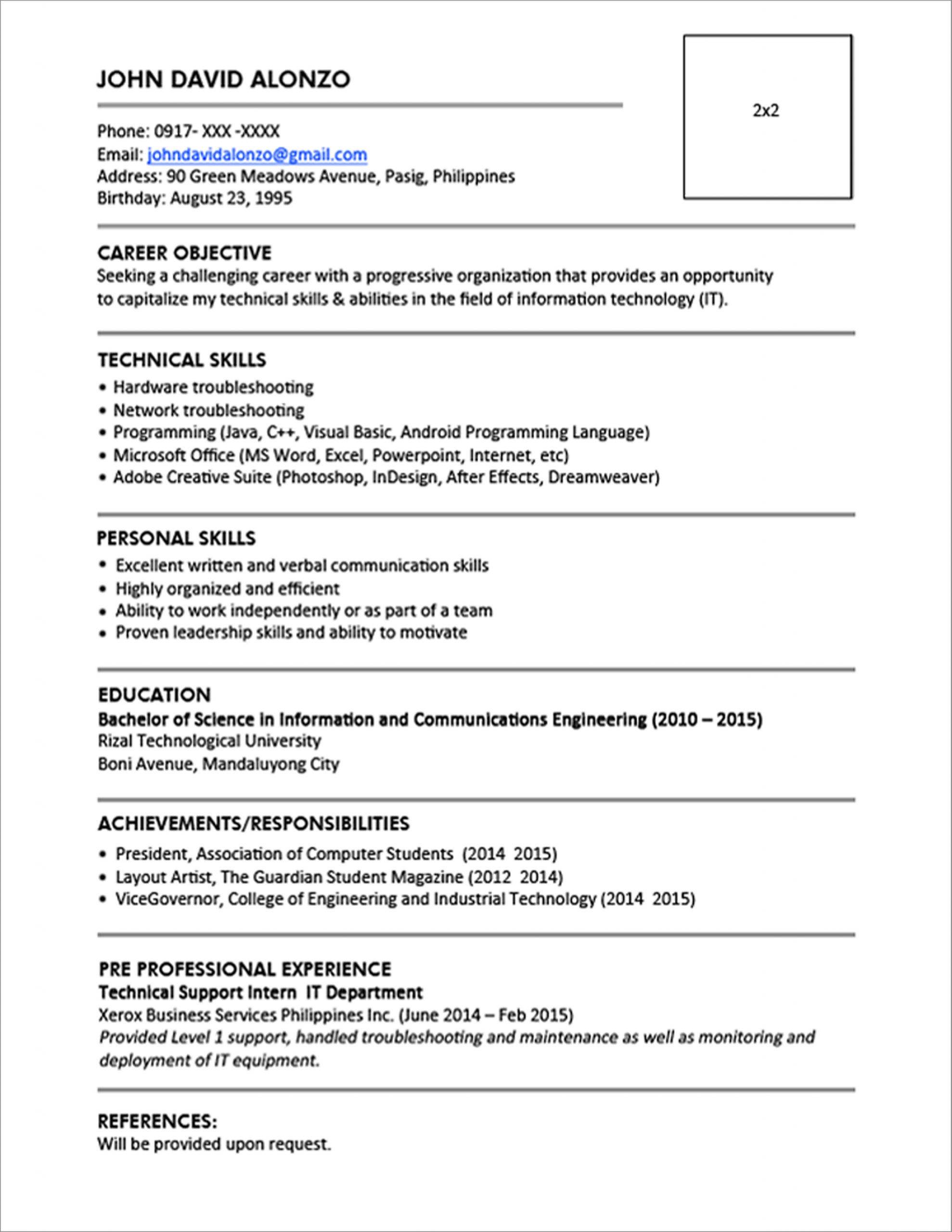 Resume Out Of College Akali with regard to dimensions 2550 X 3300