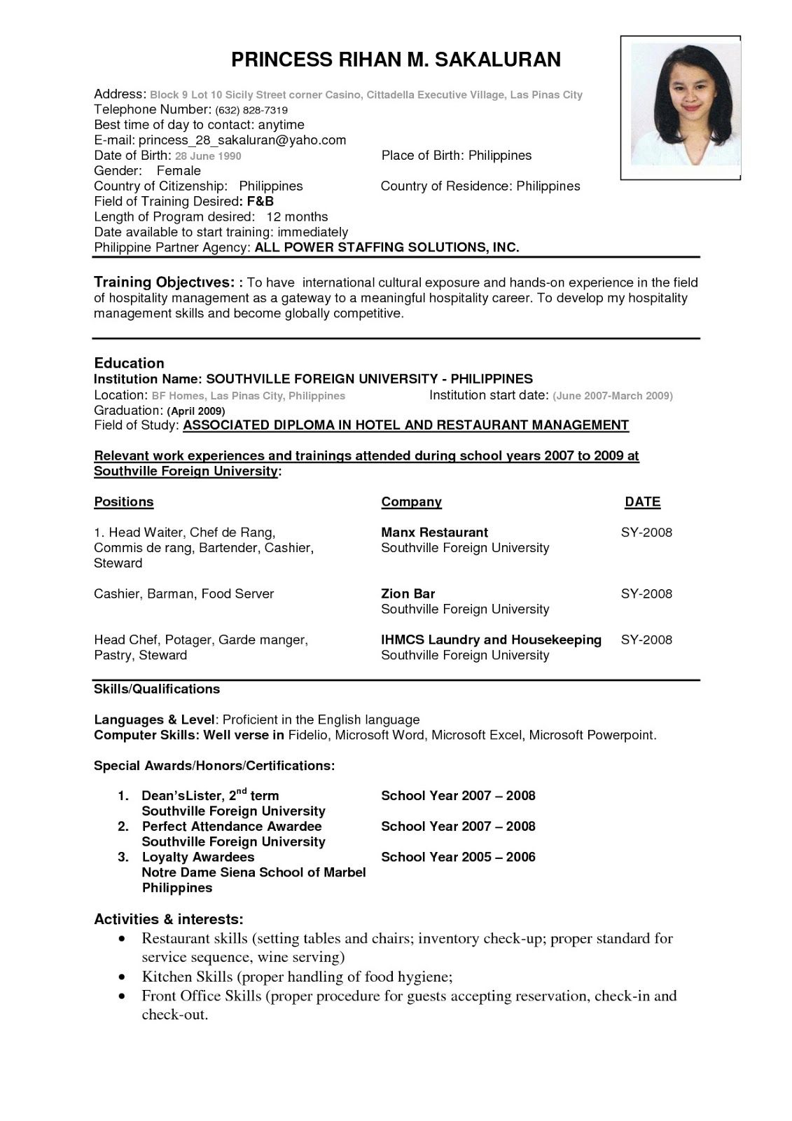 Resume Samples Pdf Resume Format Examples Job Resume intended for measurements 1131 X 1600