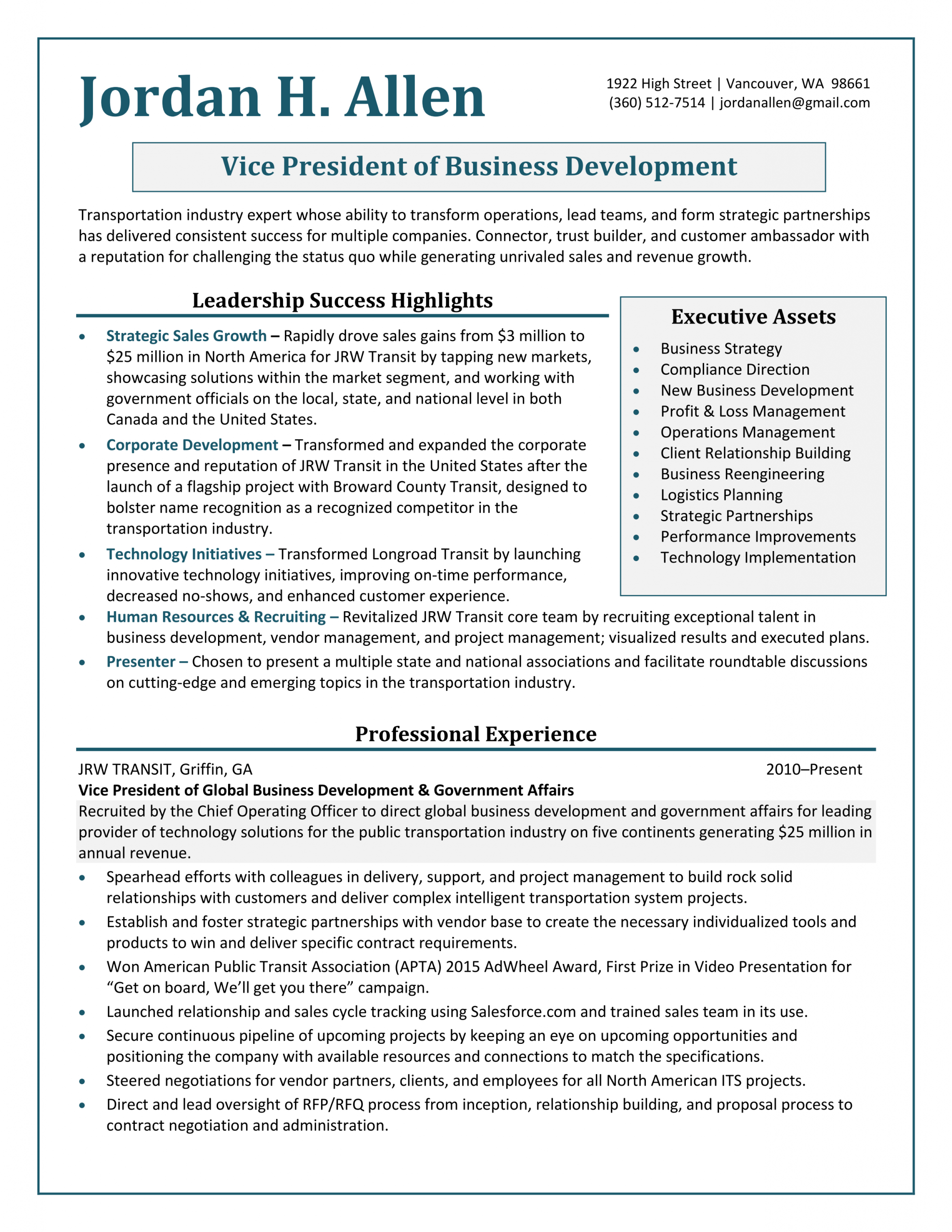 Resume Samples Were Written Julie Walraven Professional intended for proportions 2550 X 3300