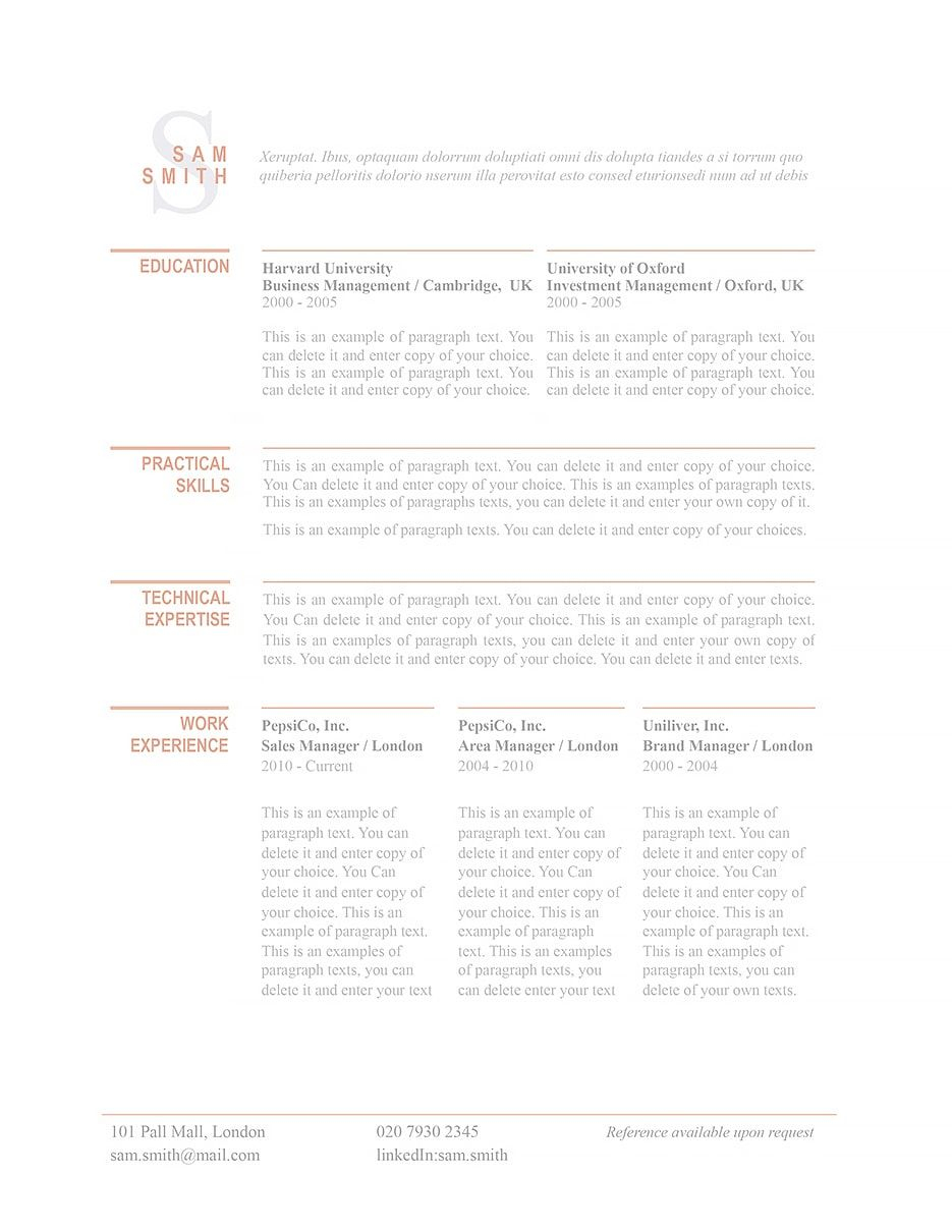 Resume Template 110750 Exemple Cv Modle Cv Et Cv Francais pertaining to sizing 935 X 1210