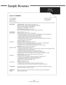 Resume Template For College Students Httpwww inside proportions 1275 X 1650