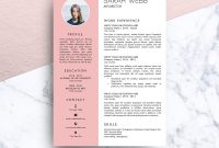 Resume Template Ms Word Sarah Creative Resume inside sizing 1200 X 1200