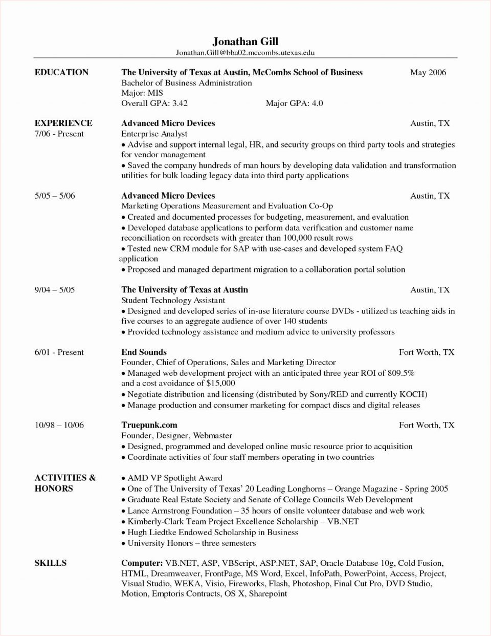 Resume Template Ut Free Resume Templates Portfolio And for measurements 960 X 1242