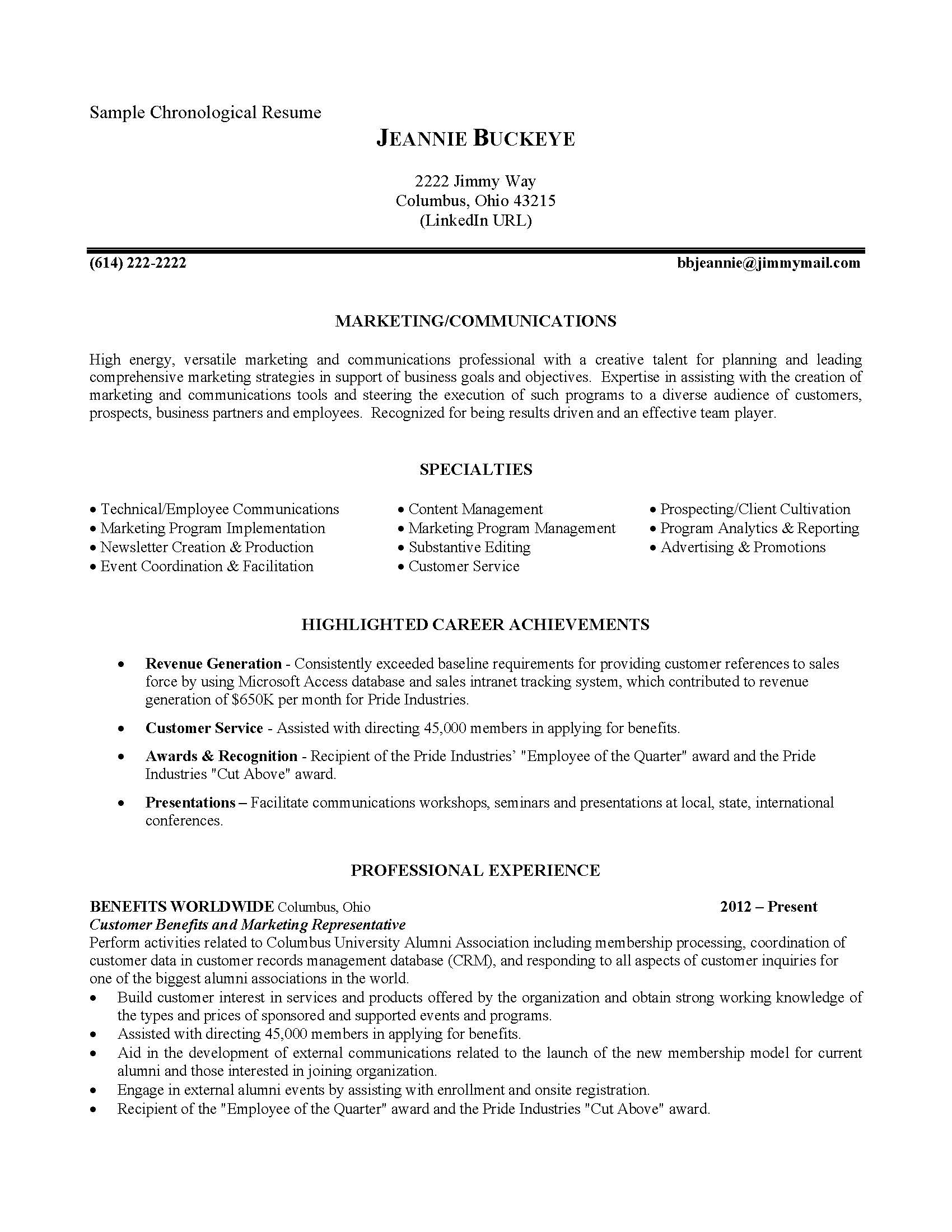 Resumes And Cover Letters Ohio State Alumni Association pertaining to dimensions 1700 X 2200