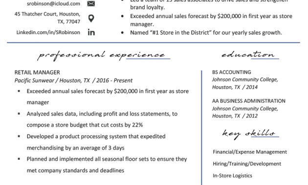 Retail Manager Resume Example Writing Tips Rg with regard to sizing 800 X 1132