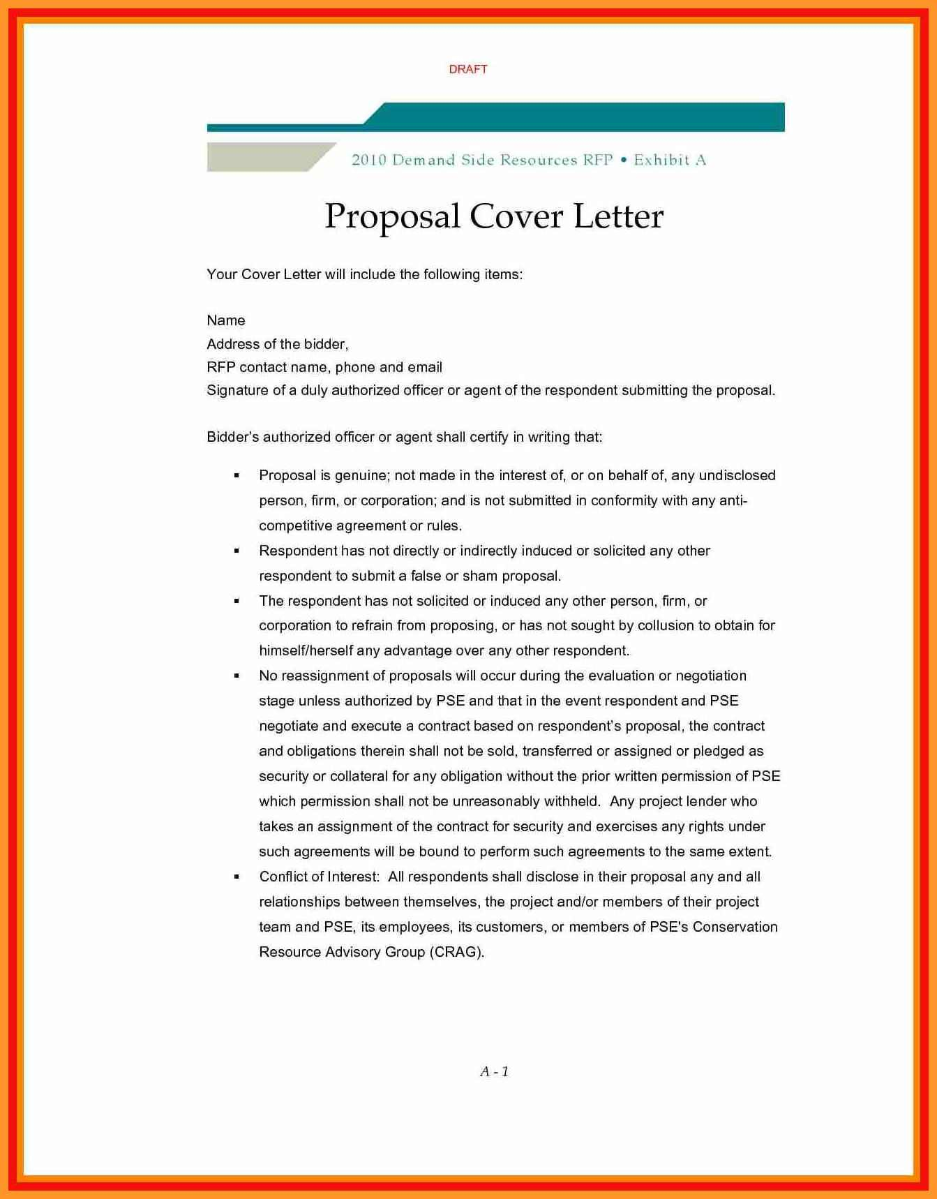 cover letter for rfp example