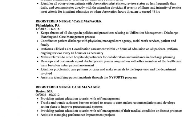 Rn Case Manager Resumes Akali inside sizing 860 X 1240