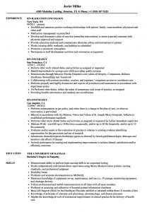 Rn Oncology Resume Samples Velvet Jobs with regard to sizing 860 X 1240