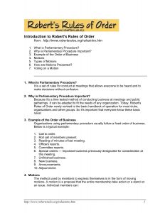 Robert S Rules Of Order Minutes Examples Debandje pertaining to size 1391 X 1800