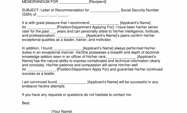 Rotc Letter Of Recommendation Example Enom pertaining to sizing 2550 X 3301