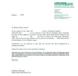 Sample Bank Reference Letters Business Letter Format within sizing 1652 X 1620