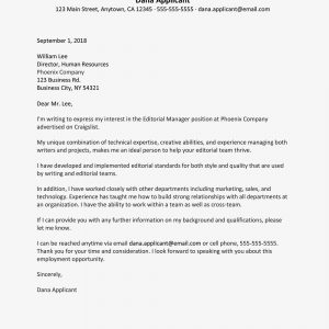 Sample Cover Letter And Resume For An Editor Job in size 1000 X 1000