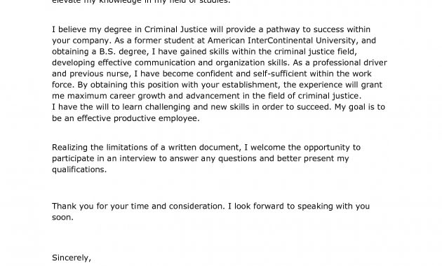 Sample Cover Letter For Criminal Justice Internship Debandje for size 1275 X 1650