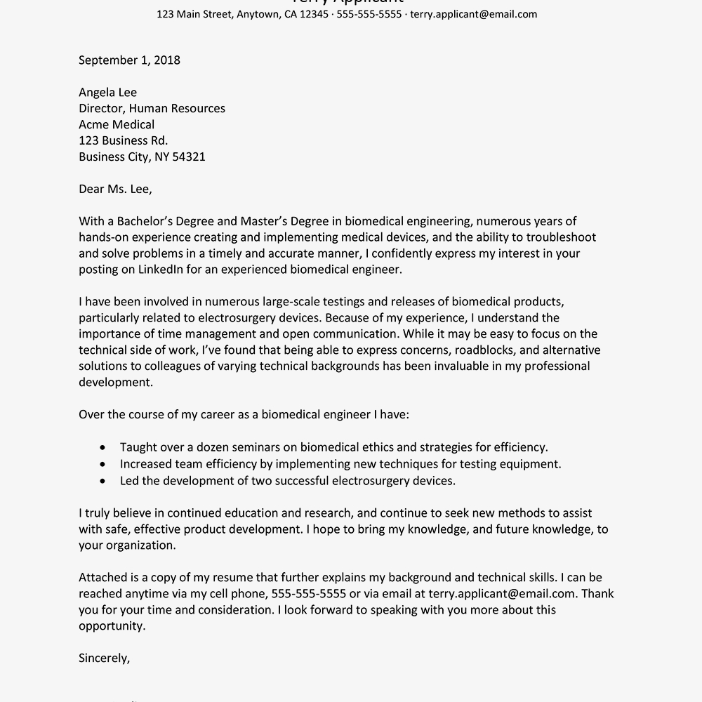 Sample Cover Letter For Engineering Job Application Cover regarding proportions 1000 X 1000