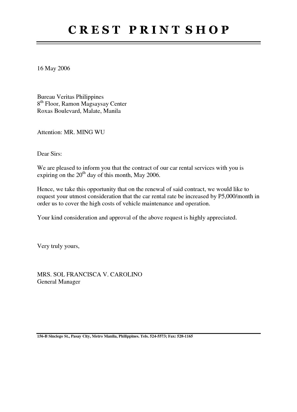cover letter for rental application template