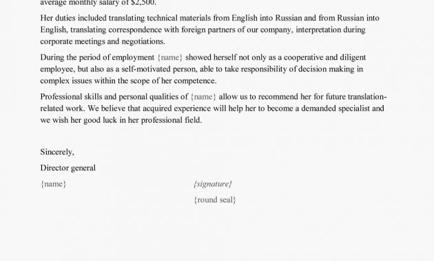 Sample Employment Reference For Translator Lp Group pertaining to sizing 1000 X 1294