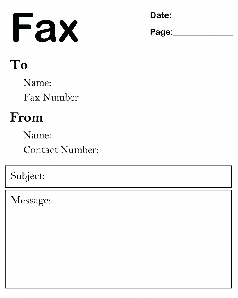 Sample Fax Cover Letter Templates Akali with regard to sizing 819 X 1024