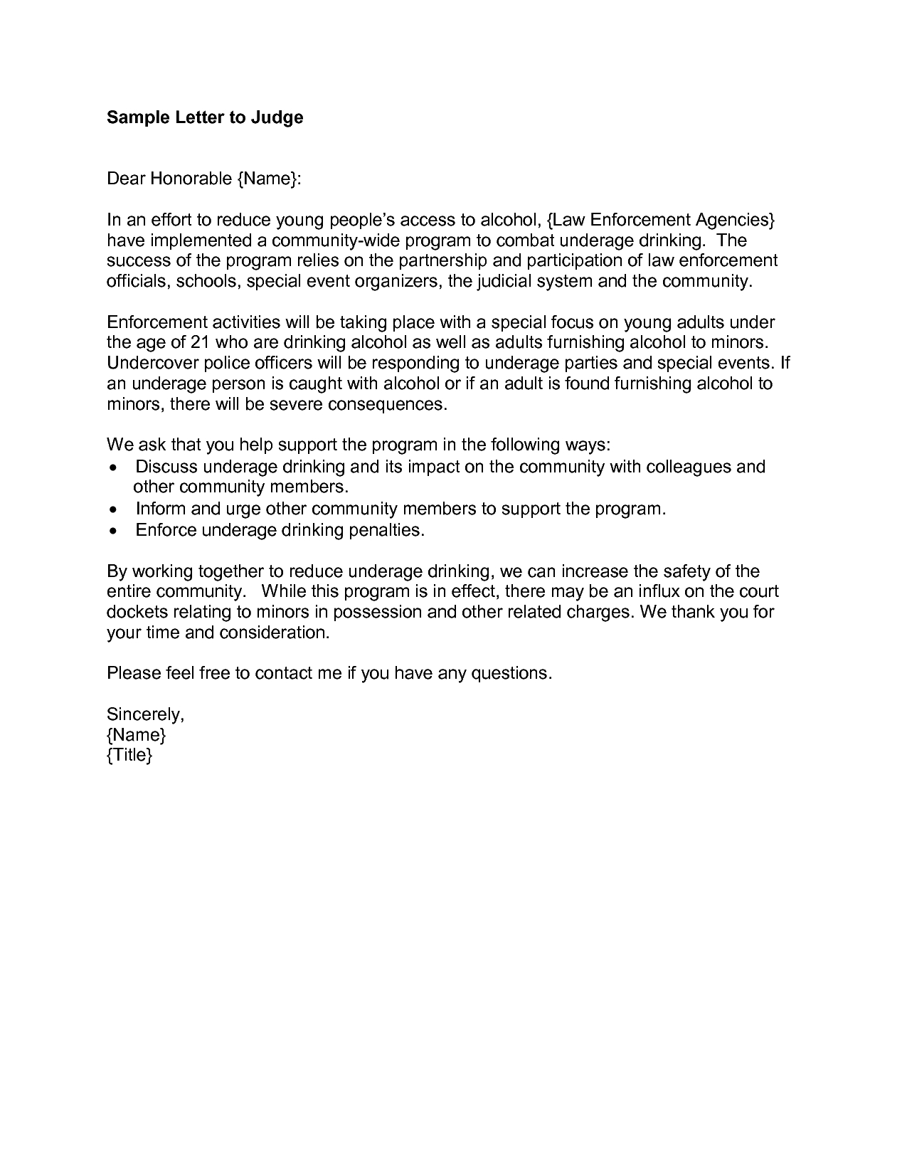 Sample Letter To Judge Pdf 15qwtc3t Letter To Judge intended for measurements 1275 X 1650