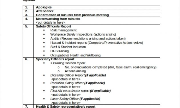 Sample Management Meeting Agenda Debandje intended for sizing 600 X 730