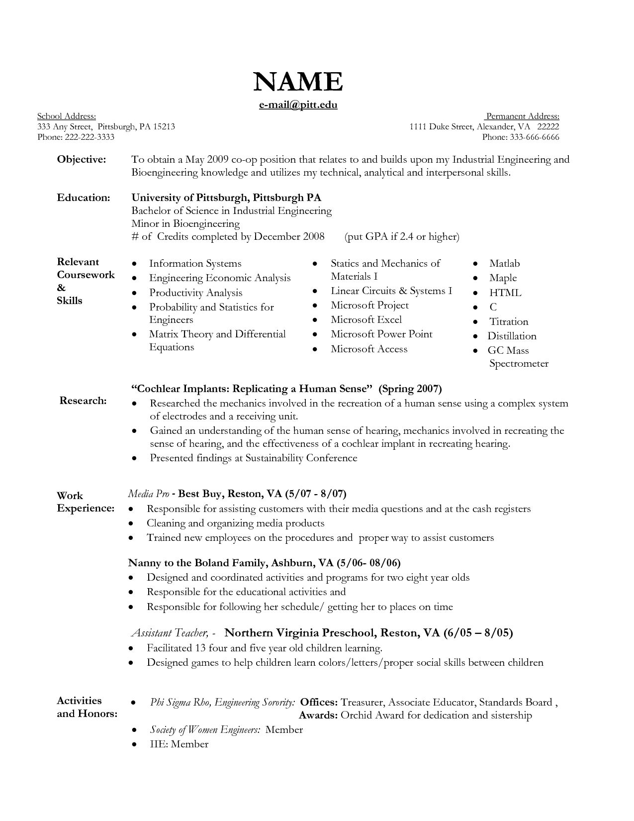 Sample Nanny Resume Ideas Akali throughout measurements 1275 X 1650