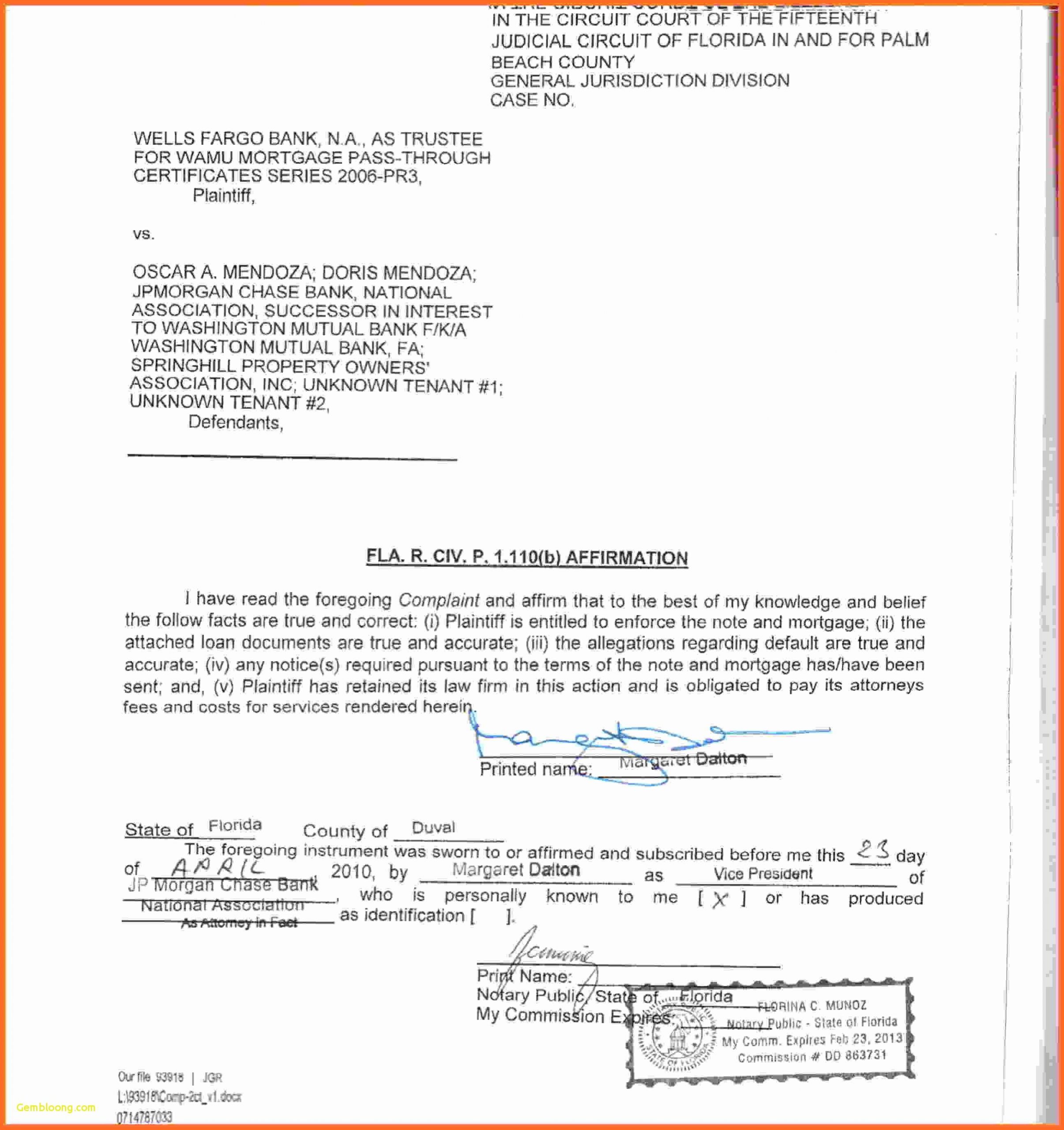 example of notarized document