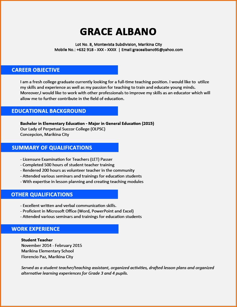 Sample Of Latest Cv In Nigeria Best Resumes Curiculum pertaining to sizing 822 X 1062
