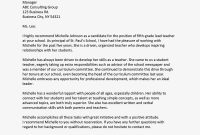 Sample Recommendation Letter For A Teacher regarding size 1000 X 1000