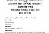 Sample Recommendation Letter For Firearm Licence Akali within size 1654 X 2339