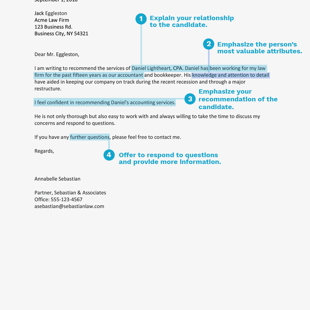 Sample Recommendation Letter For Service Provider for size 1000 X 1000