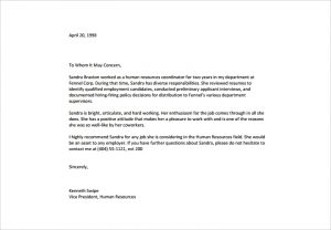 Sample Recommendation Letter Former Employee Debandje for measurements 720 X 500