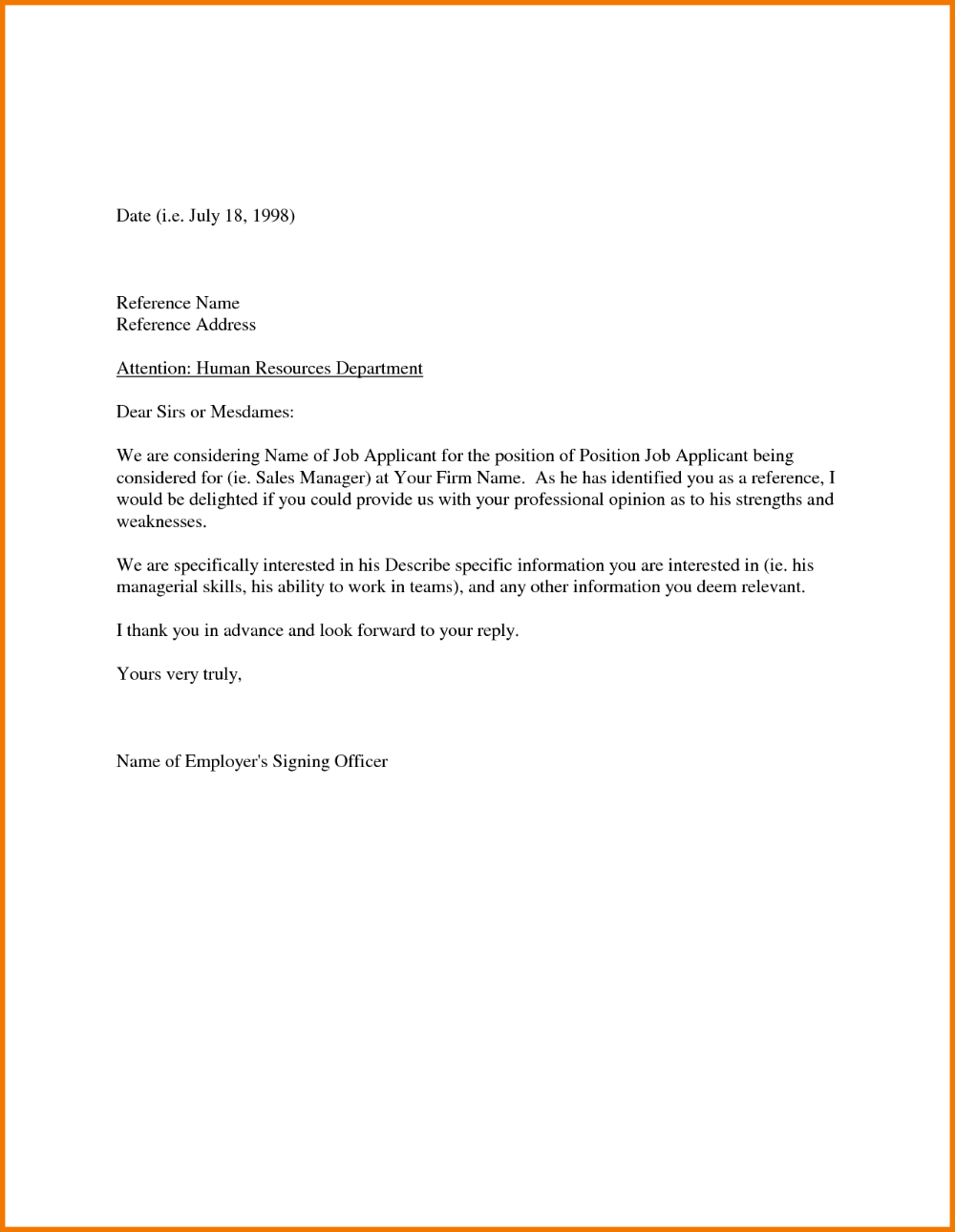 Sample Recommendation Letter From Employer Appeal Letters within dimensions 1000 X 1290