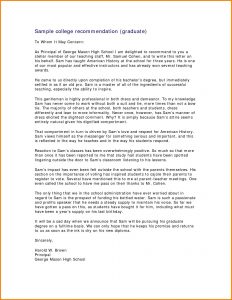 Sample Recommendation Letter Graduate Study inside size 1285 X 1660