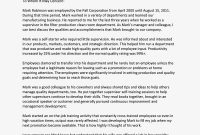 Sample Reference Letter To Recommend An Employee pertaining to size 1000 X 1000