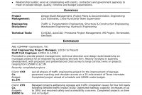 Sample Resume For A Midlevel Engineering Project Manager with proportions 1700 X 2200