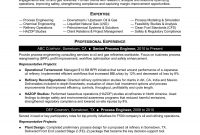 Sample Resume For Entry Level Chemical Engineer with proportions 1700 X 2200