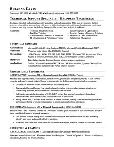 Sample Resume For Experienced It Help Desk Employee throughout sizing 1700 X 2200