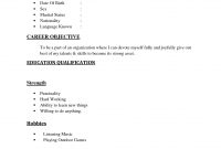 Samples Of Simple Resumes Basic Resume Basic Resume with proportions 1241 X 1753